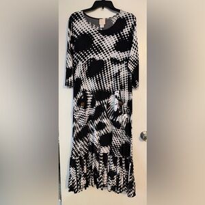 Zadie B’s Black and White Patterned Dress